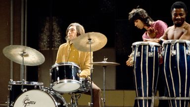 The Rolling Stones perform on Frost On Saturday in 1968. Pic: ITV/Shutterstock